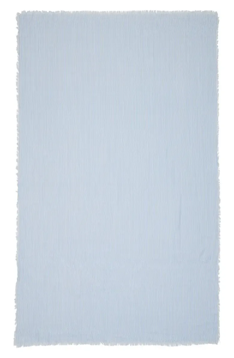 Striped Fringed Lightweight Scarf