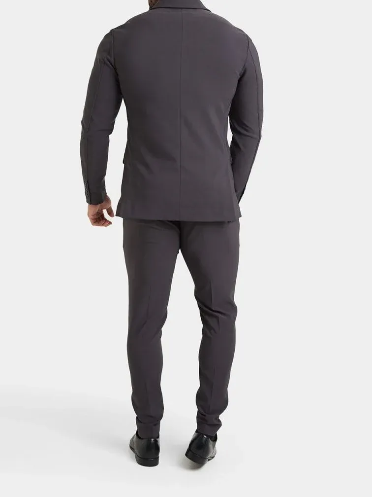 Slate Grey Hight-End Comfortable Suit Jacket