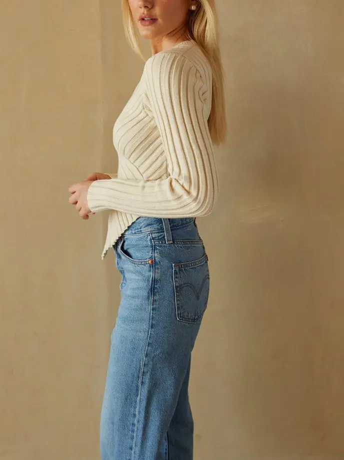 Bailey Ribbed Knit Sweater