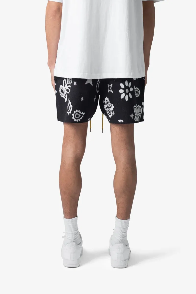 ART GRAPHIC KNIT SHORTS