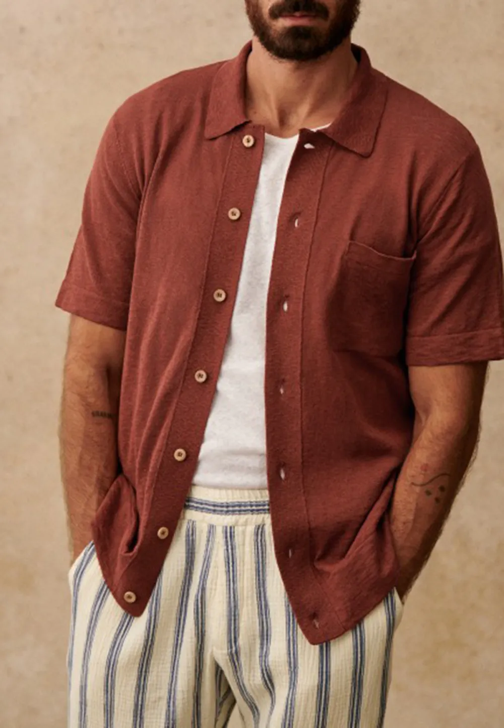 Patch Pocket On Chest Shirt