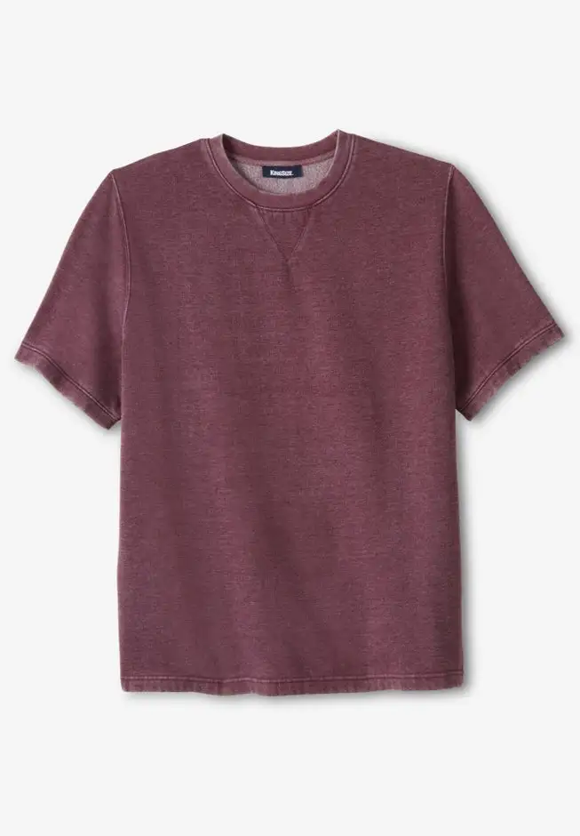 Short-Sleeve Fleece Sweatshirt