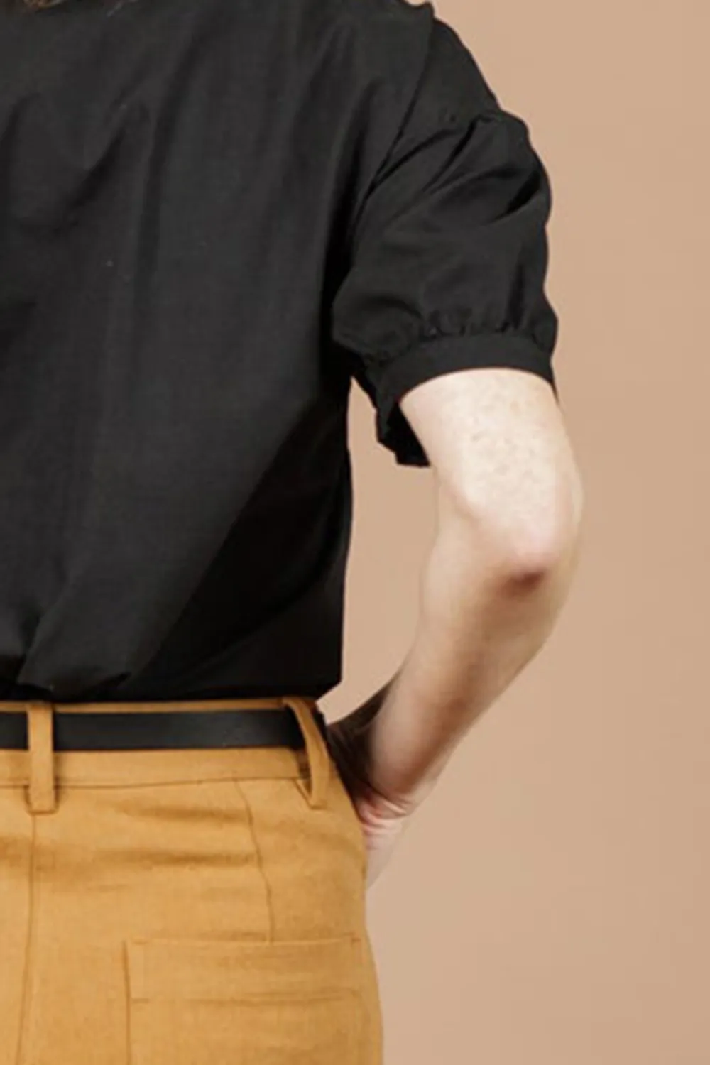 The V-Neck Black Shirt