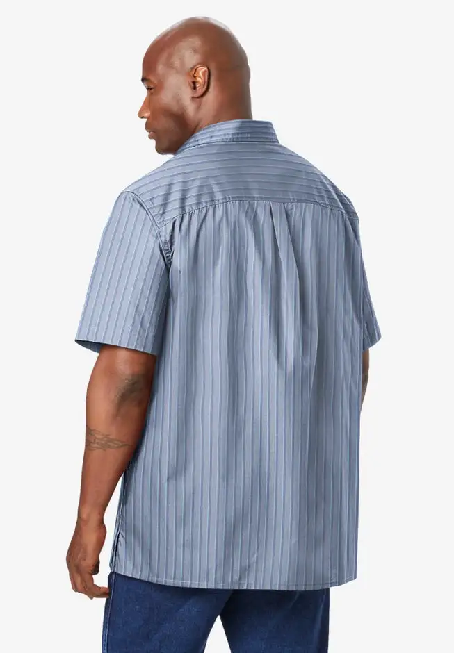 Striped Short-Sleeve Sport Shirt