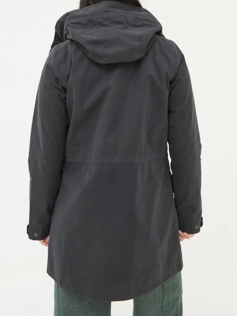 Black Waterproof Outdoor Coat