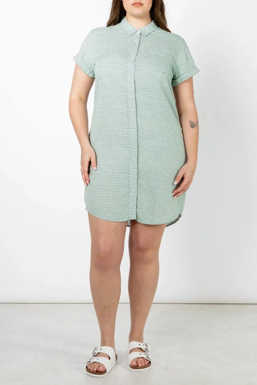 The Lapel Shirt Dress