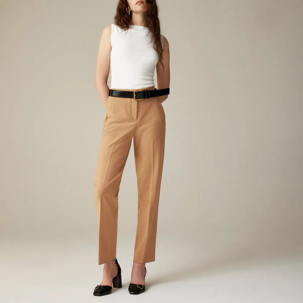 Straight-Leg Stretch Trousers