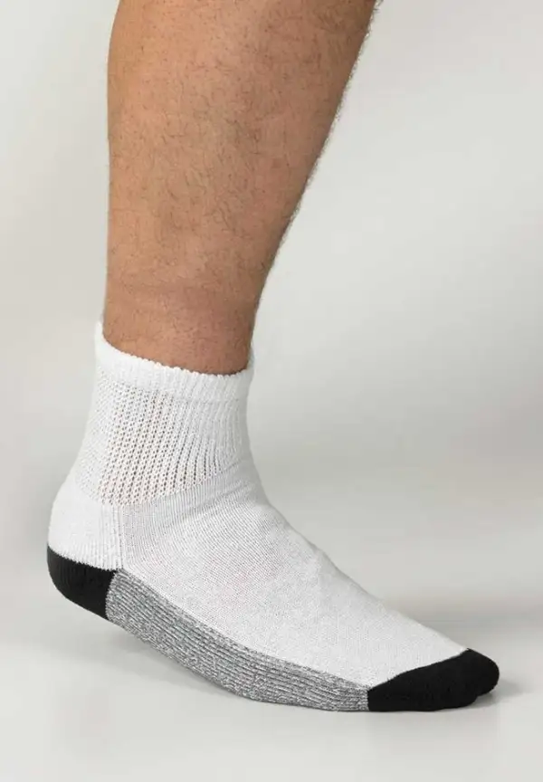 1/4 Length Cushioned Crew Socks 3-Pack