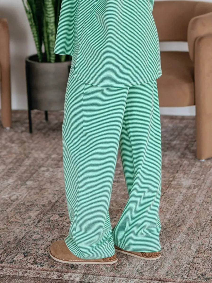 Relaxed Fit Striped Pants