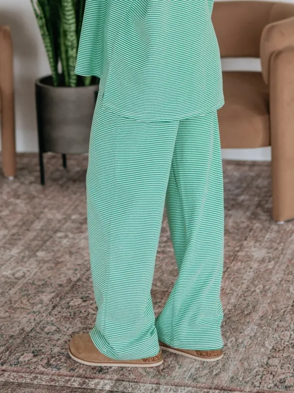 Relaxed Fit Striped Pants