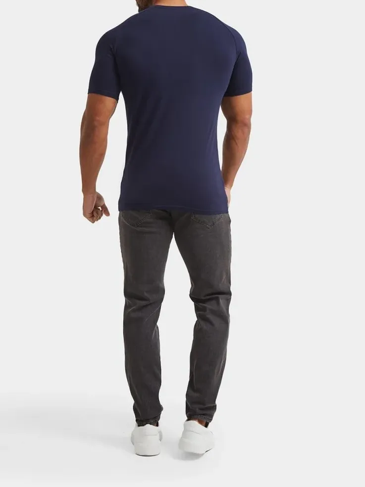 True Navy Soft Premium Athletic Tees