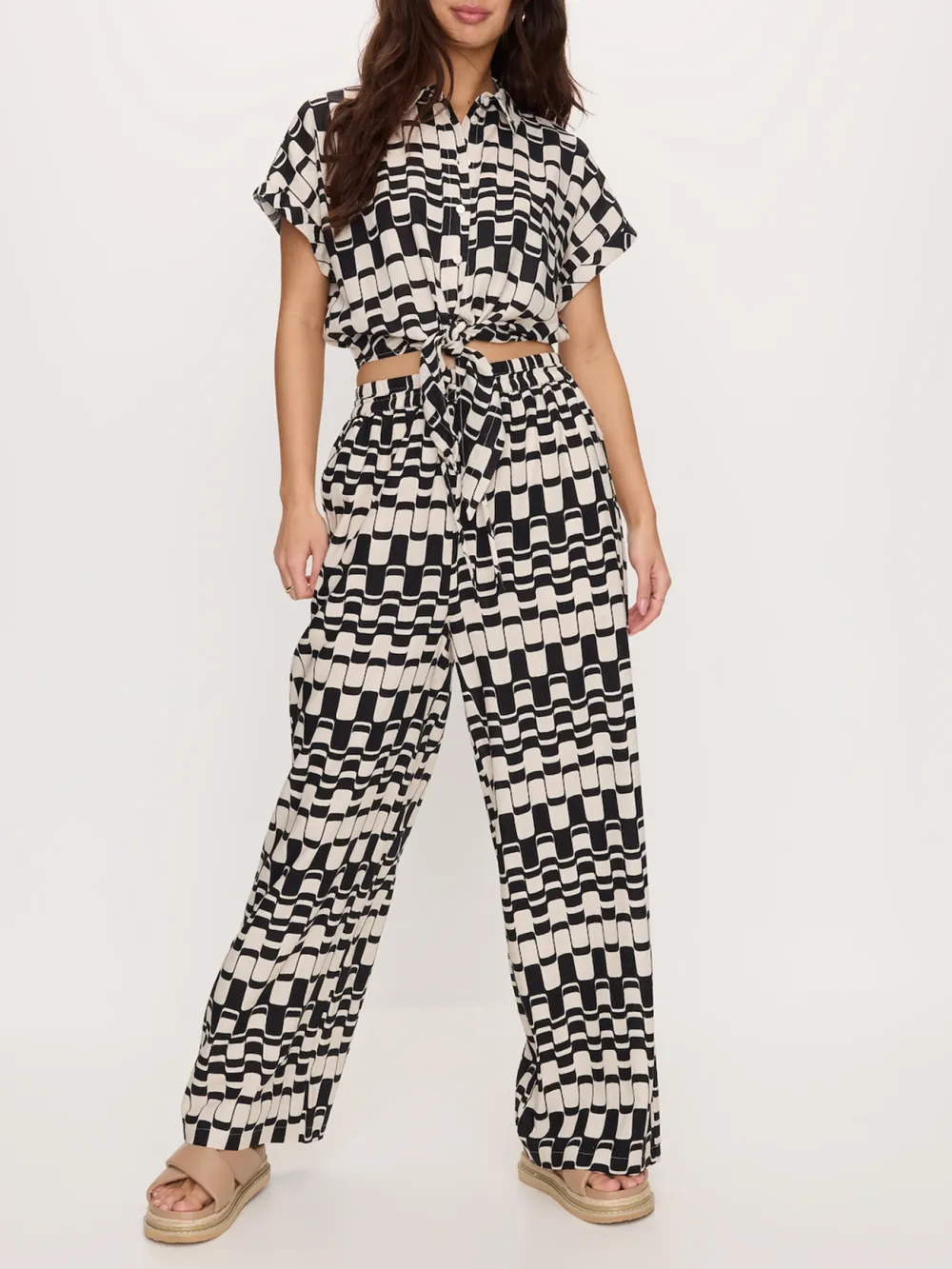 Art Graphic Resort Trousers