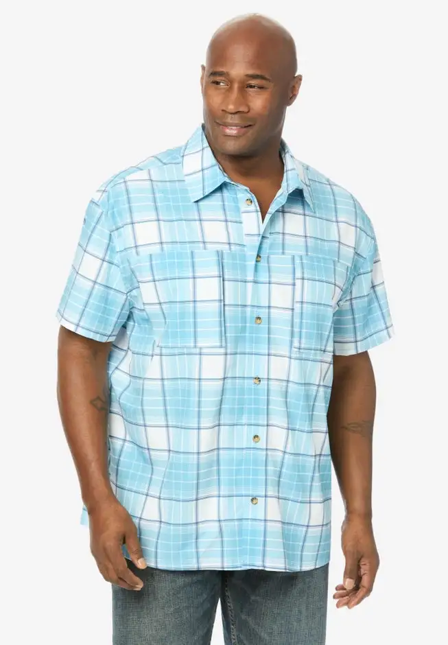 Double Pocket Short Sleeve Performance Shirt
