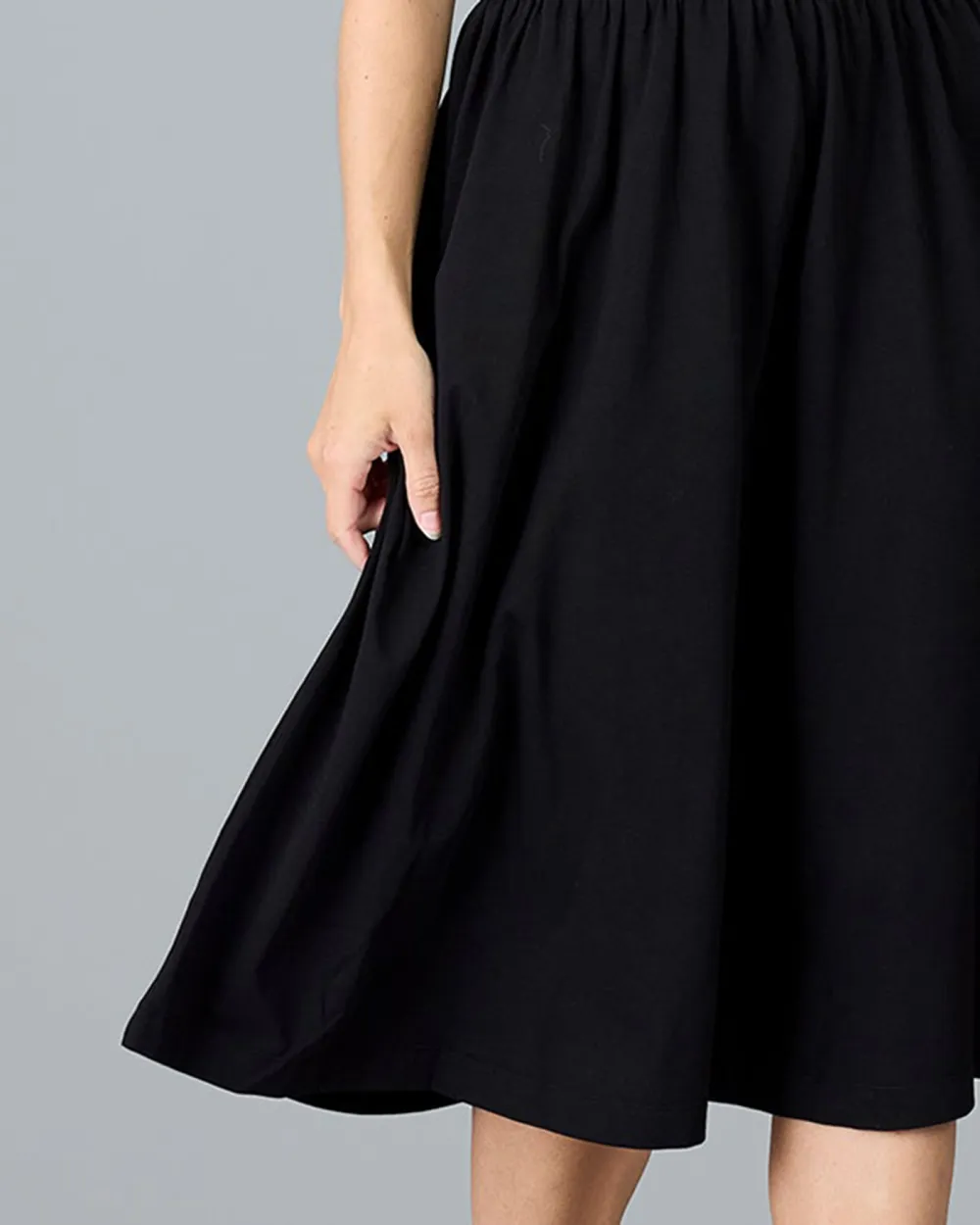 Mid Length Black Dress