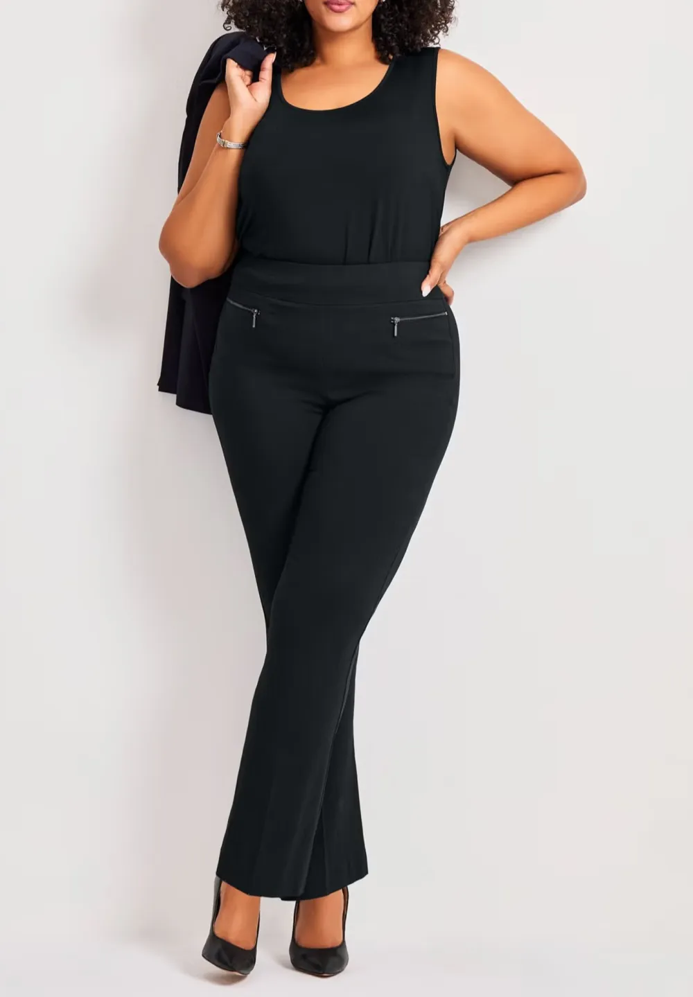 Fitted Lip Pocket Pants