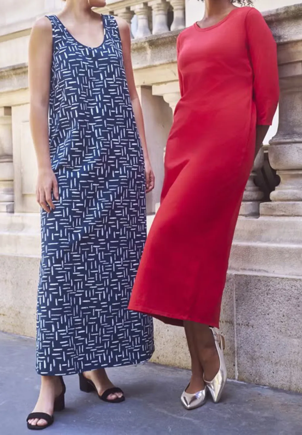 Solid Color Sleeveless Dress