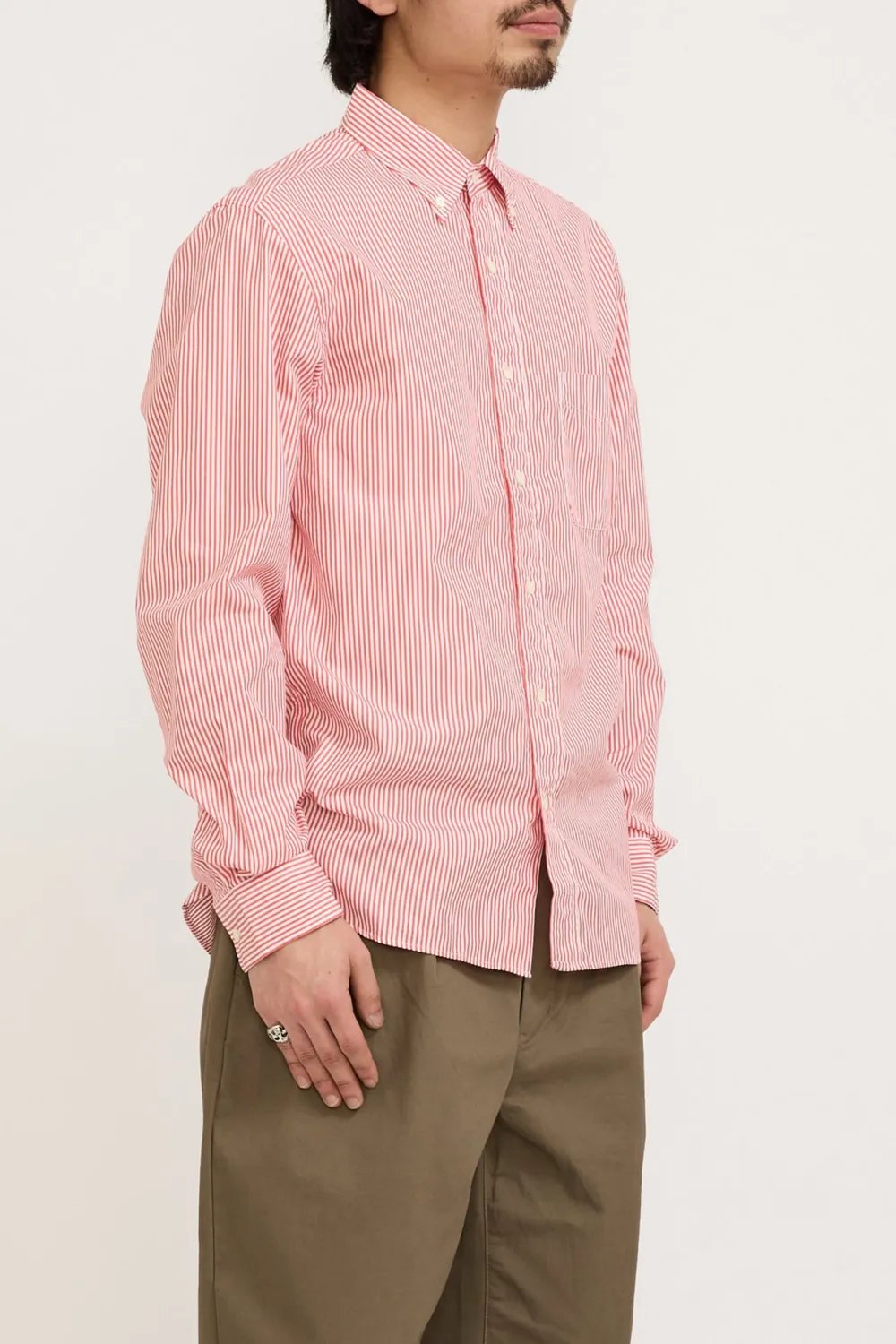 Block Stripe Broad Red