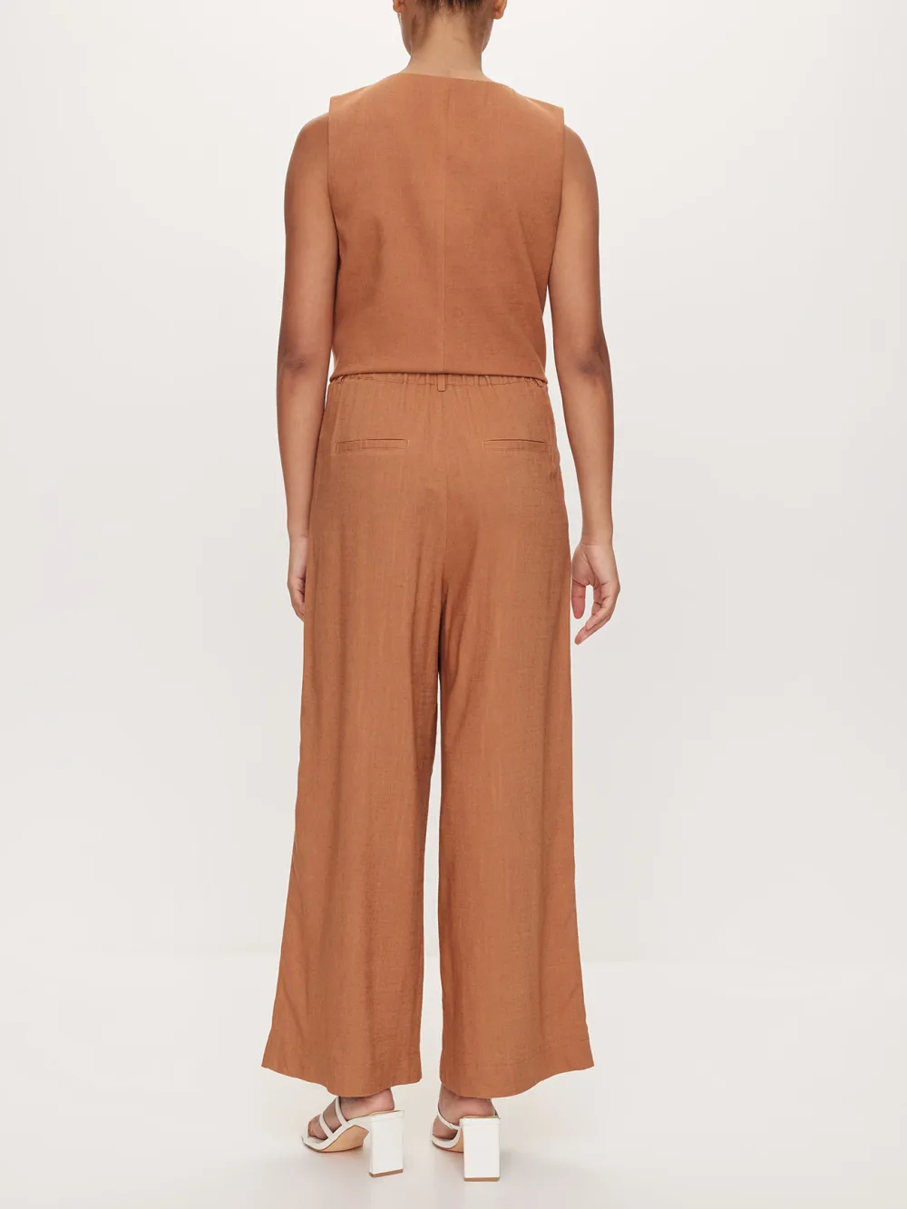 Casual Style Wide Leg Trousers