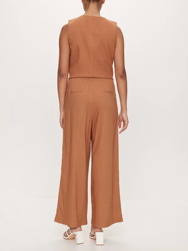 Casual Style Wide Leg Trousers