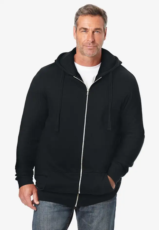 Fleece Zip-Front Hoodie