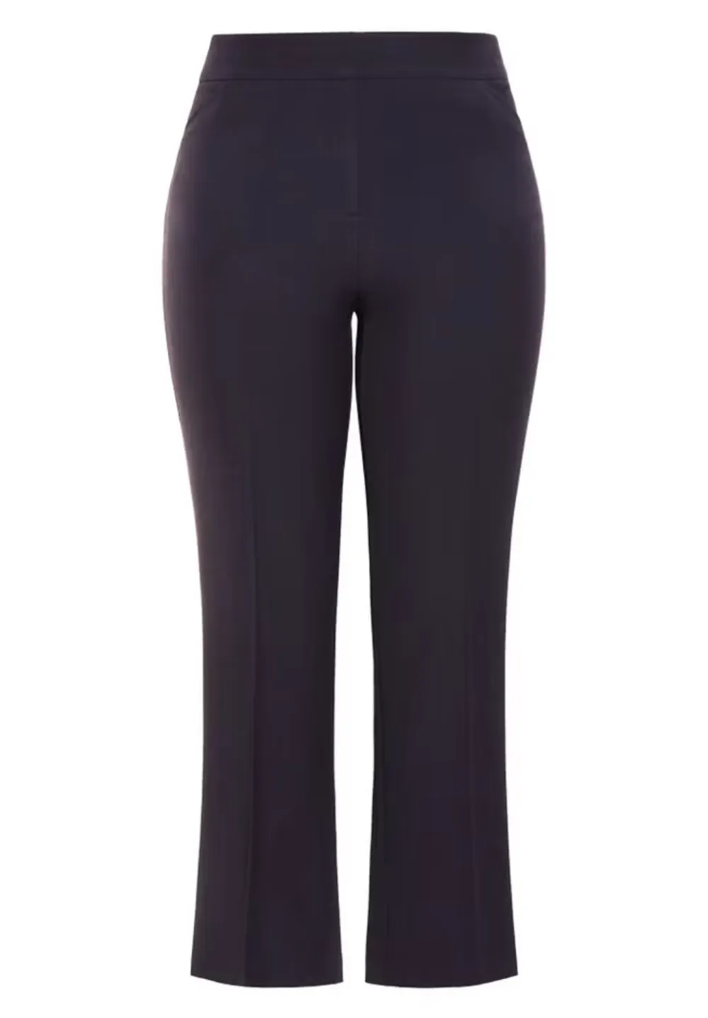 Solid Color Zipper Pants