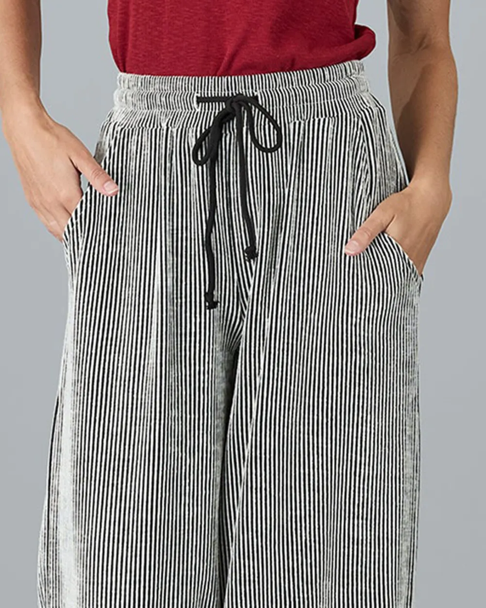 Striped Wide Leg Pant