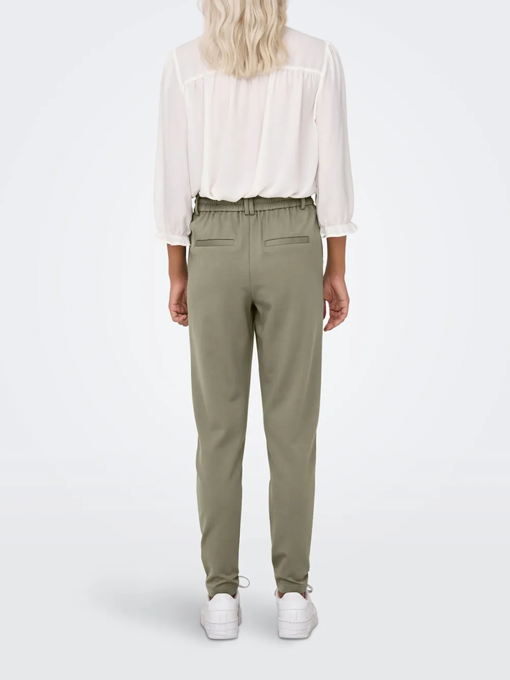 Mid-Waist Casual Style Pants