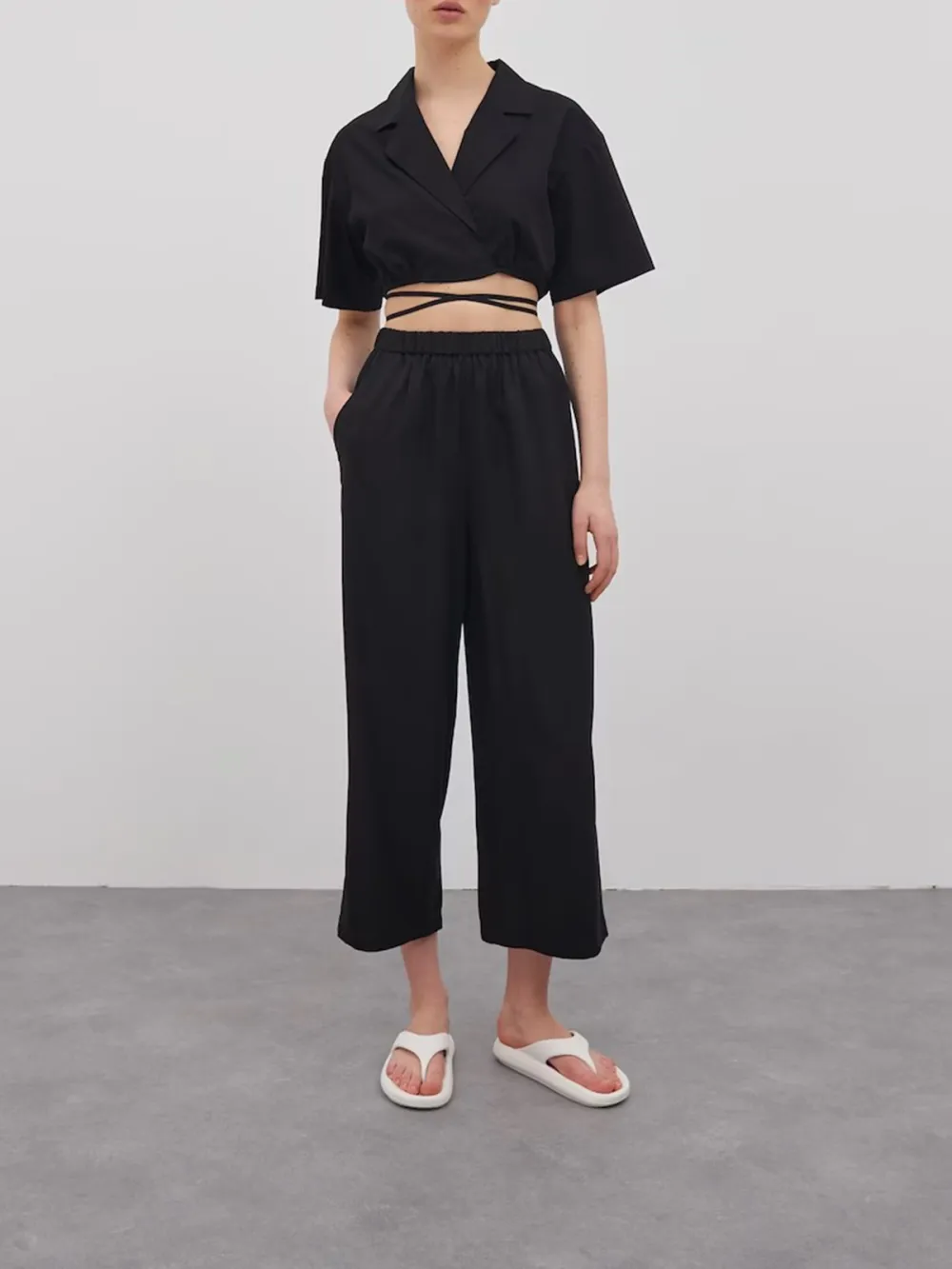 Casual Style Wide Leg Pants