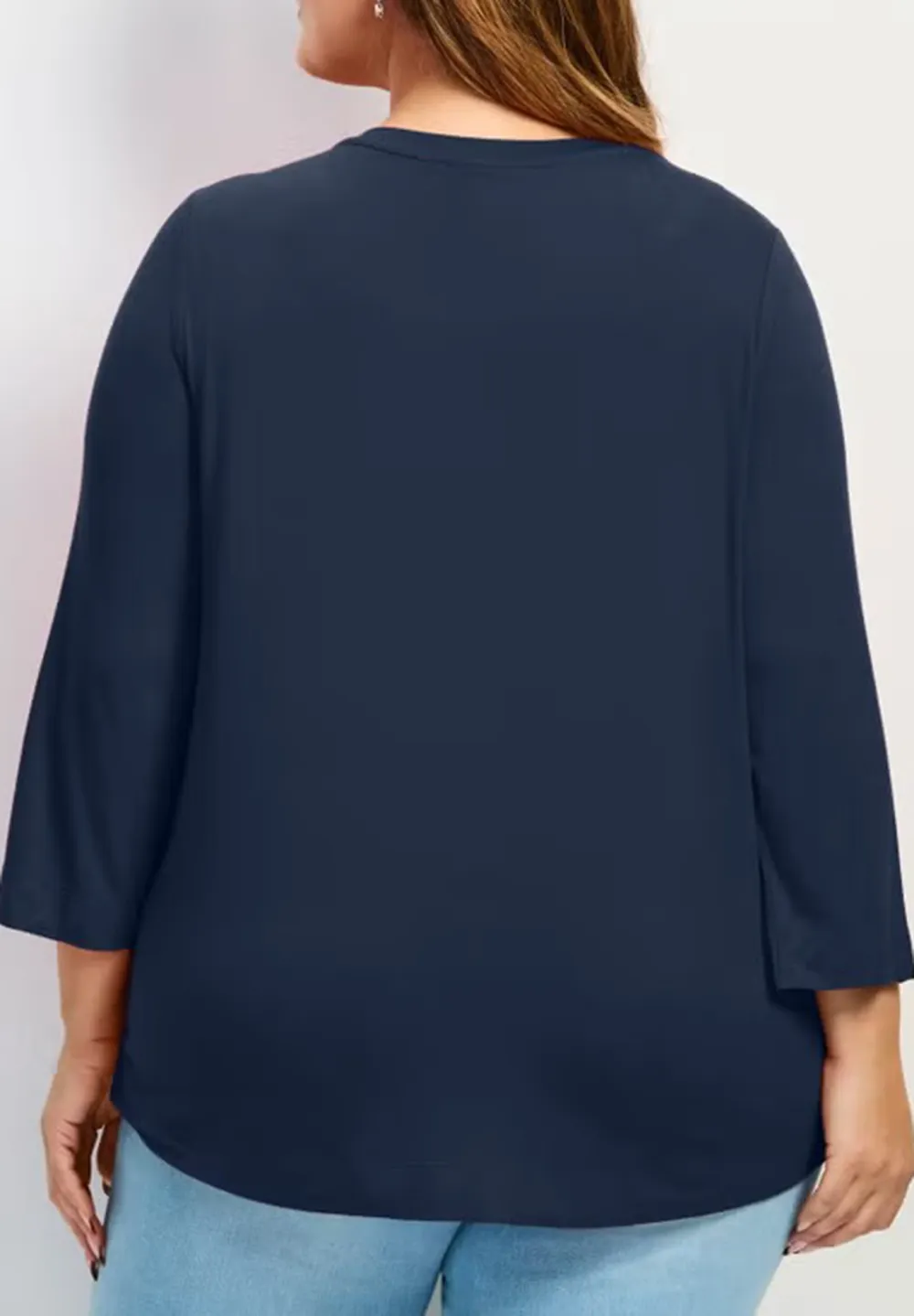 Round Neck Knitted T-Shirt