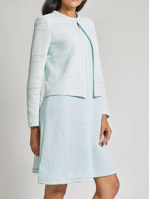 Round Neck Short Women's Jacket