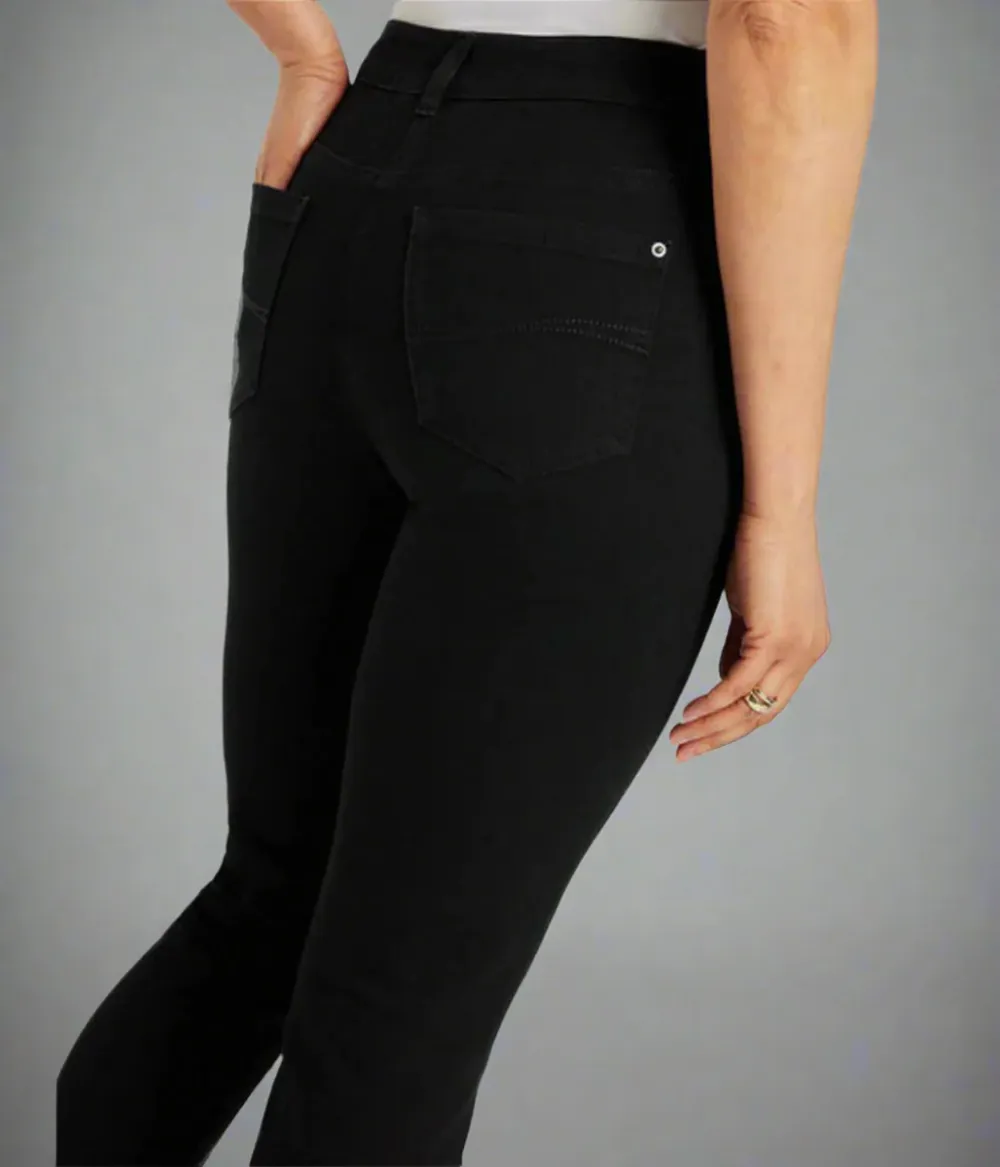 Black Slim Leg Jean
