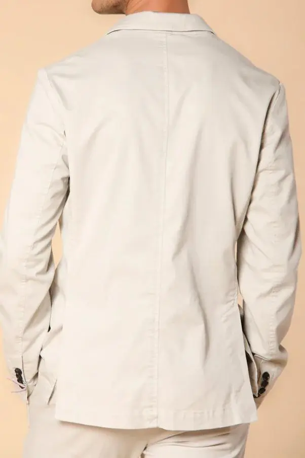 Beige Men's Cotton Blazer