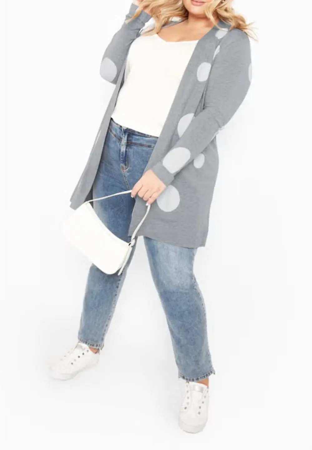 Spotted Pattern Cardigan