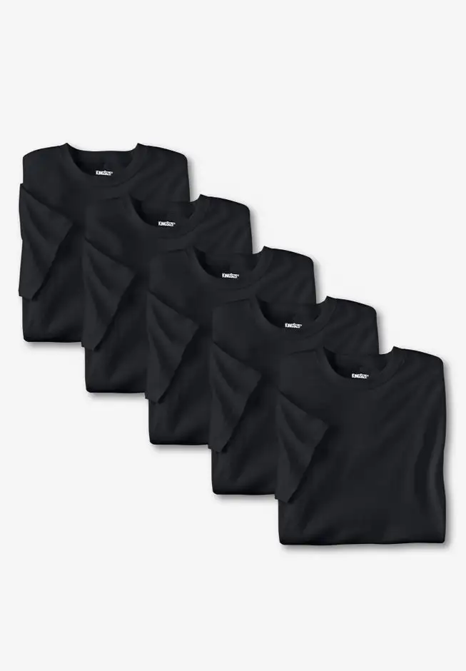 5-pack Cotton Crewneck Undershirts