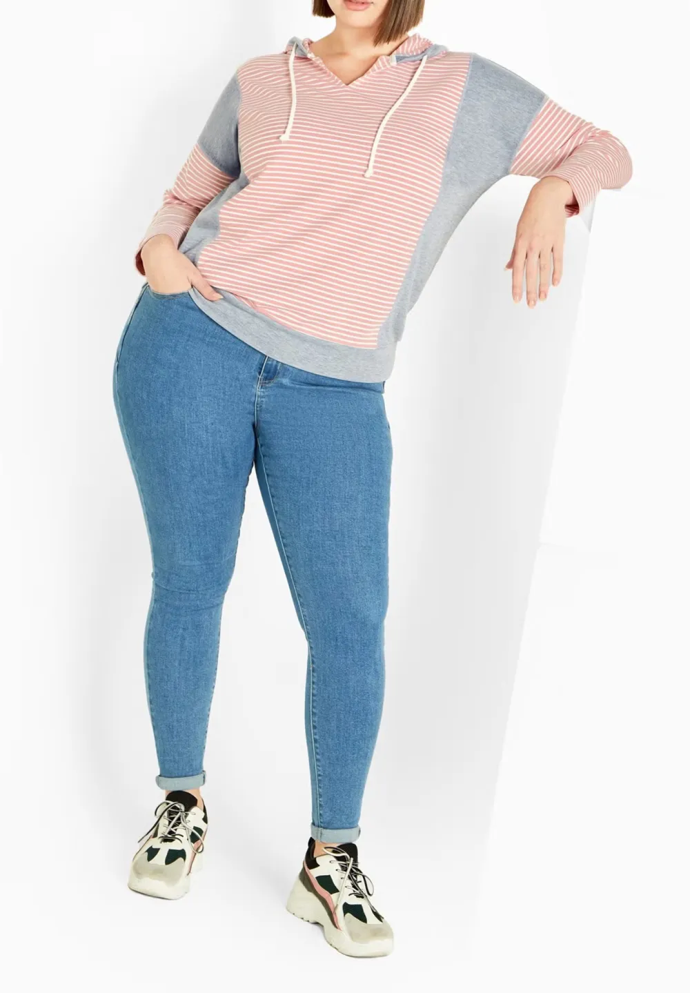Striped Hooded Sweater