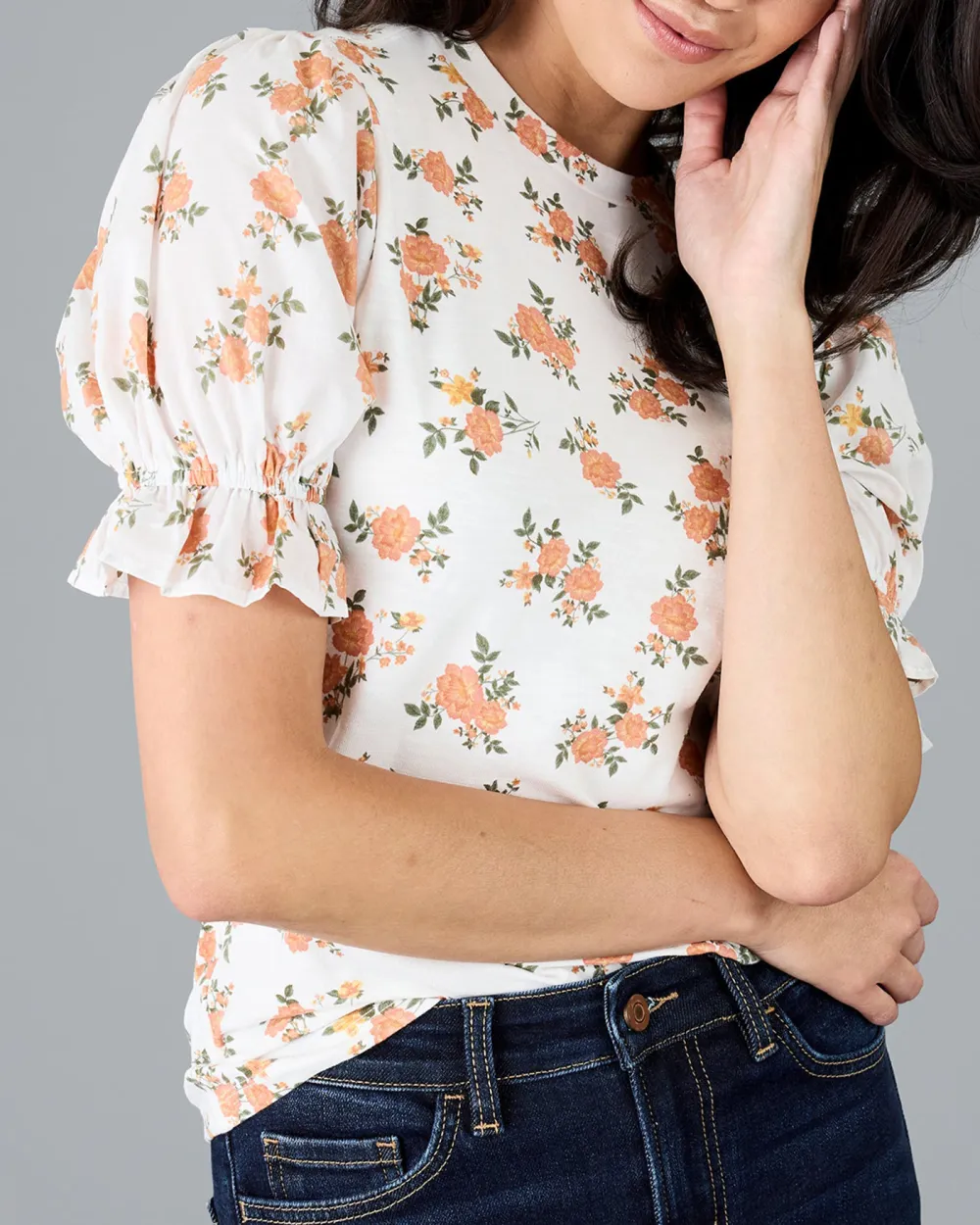 Small Floral Print Blouse