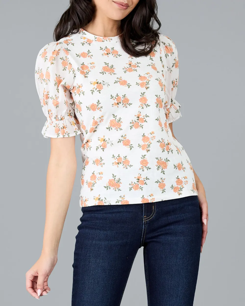 Small Floral Print Blouse