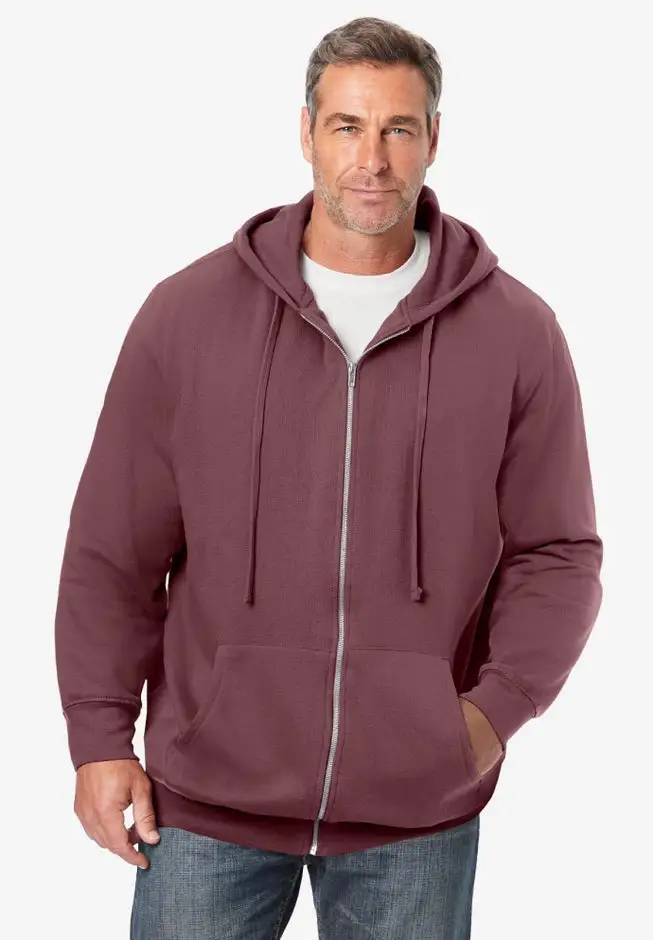 Fleece Zip-Front Hoodie