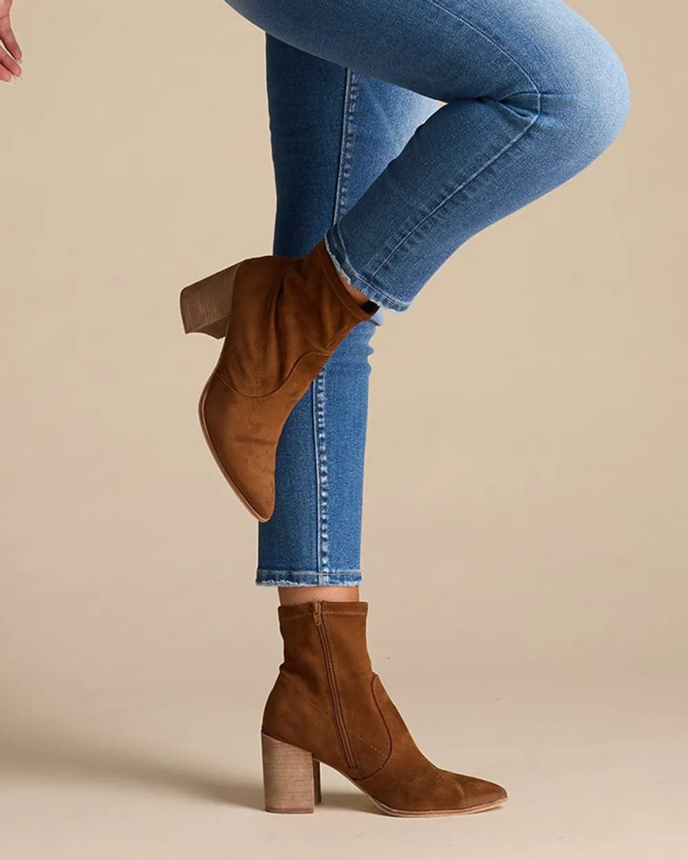 High Rise Ankle Skinny Jean