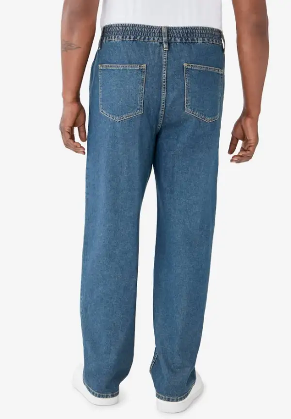 Loose Fit Comfort Waist Jeans