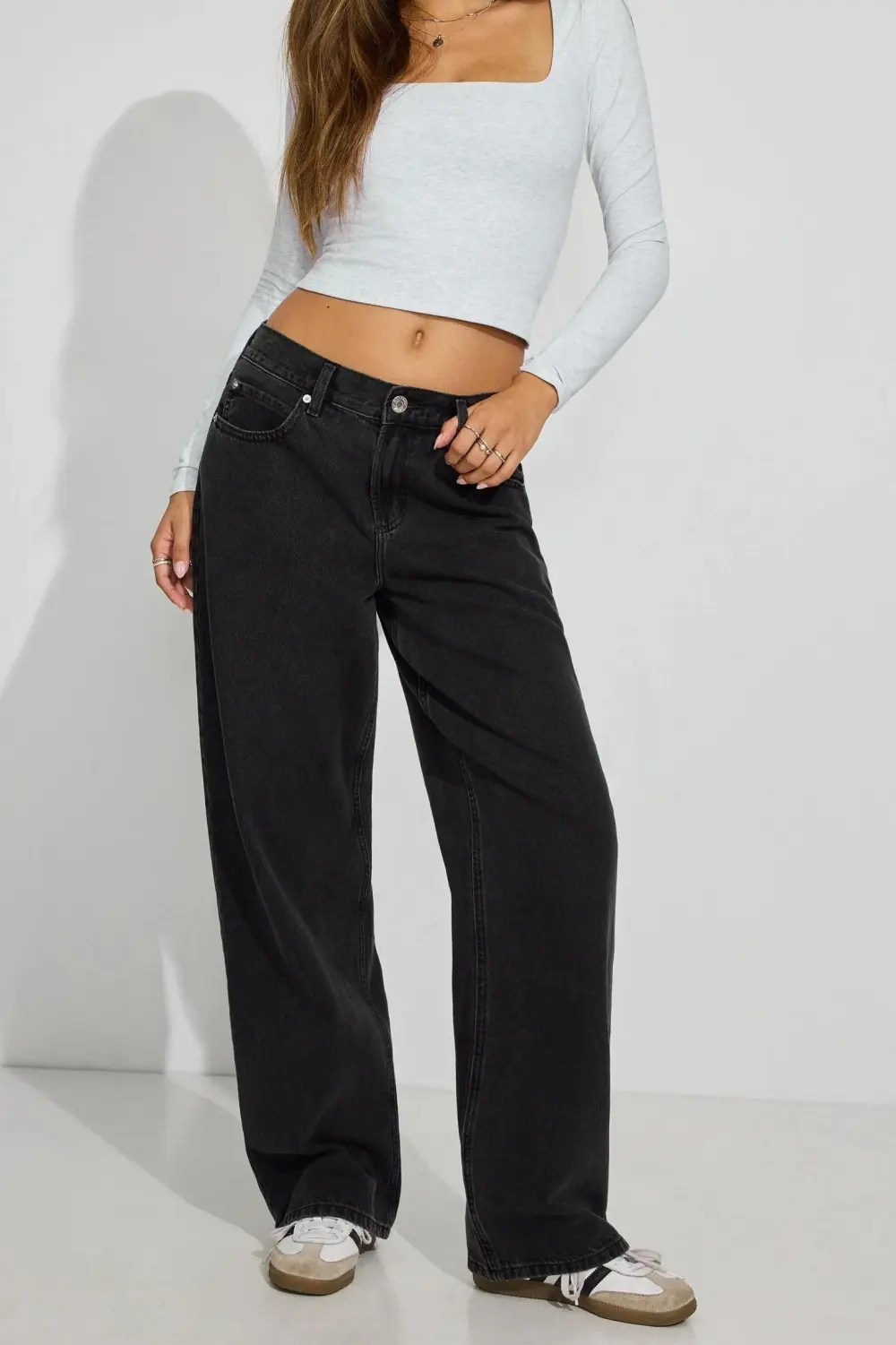 Black Loose Fit Jeans
