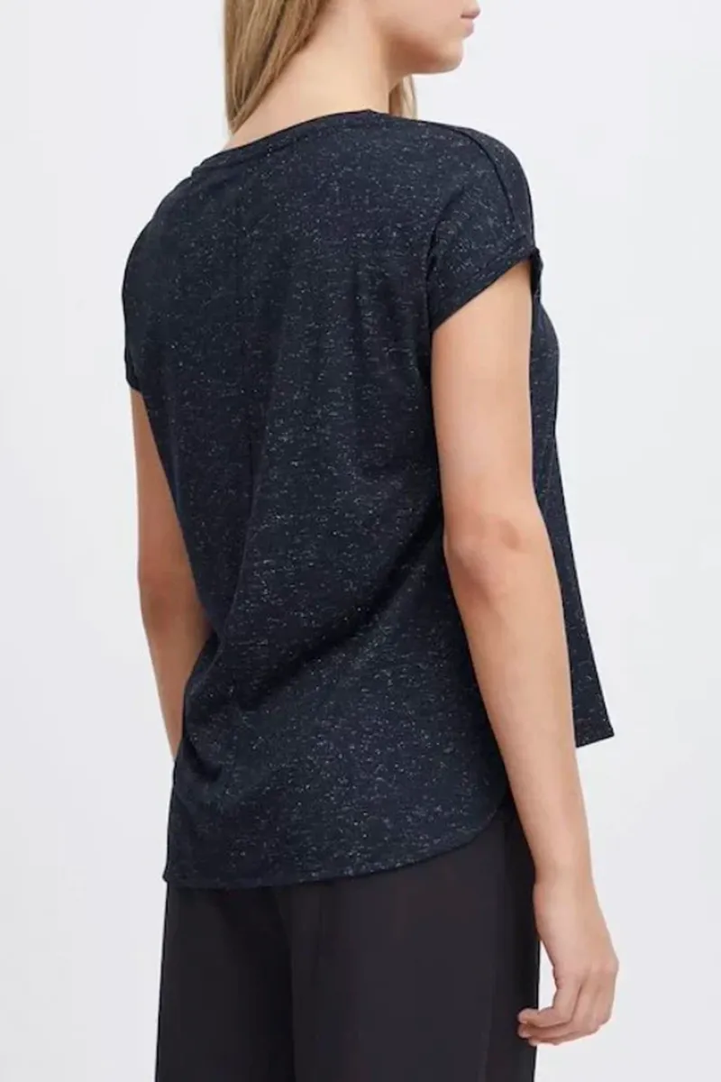 Speckled Casual Short Sleeve T-Shirts