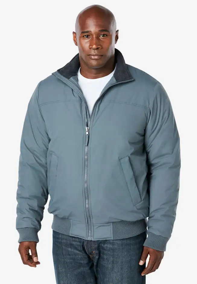 Fleece-Lined Bomber Jacket