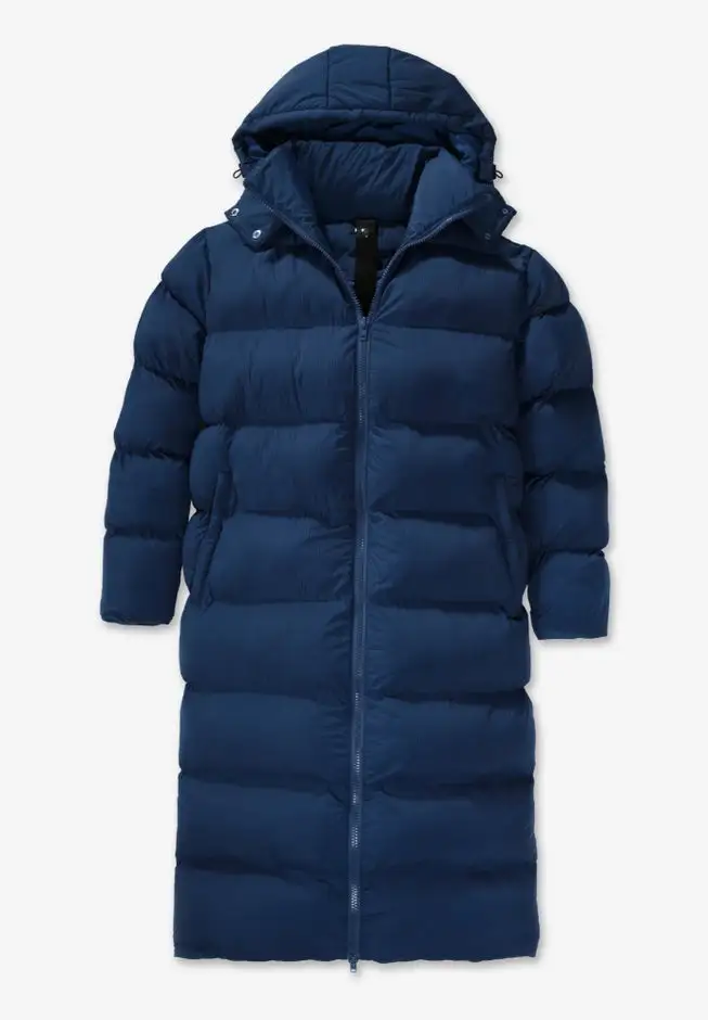 Long Quilted Puffer Coat