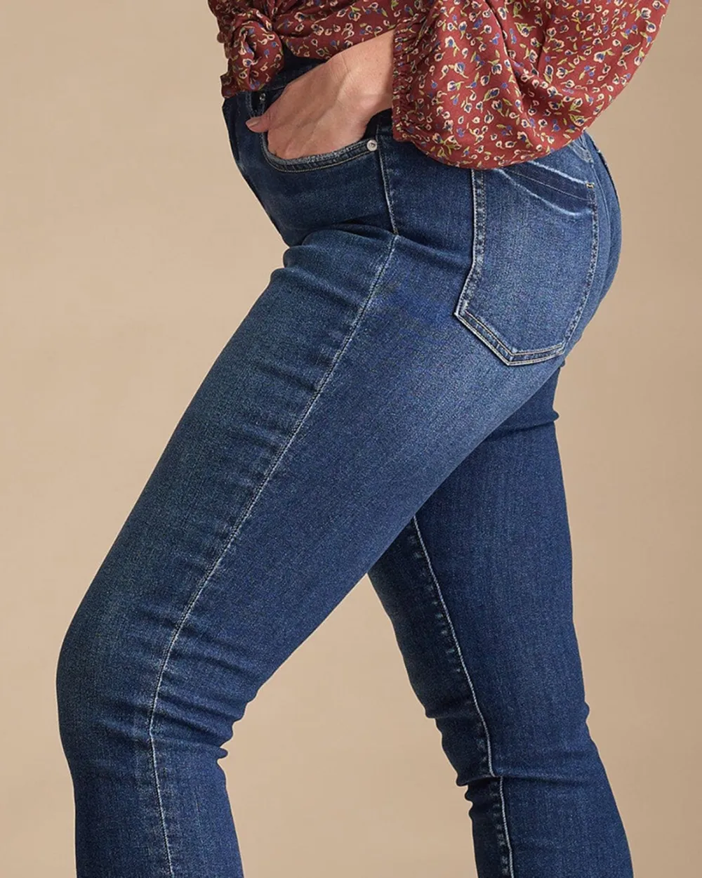 High Rise Ankle Length Skinny Jean