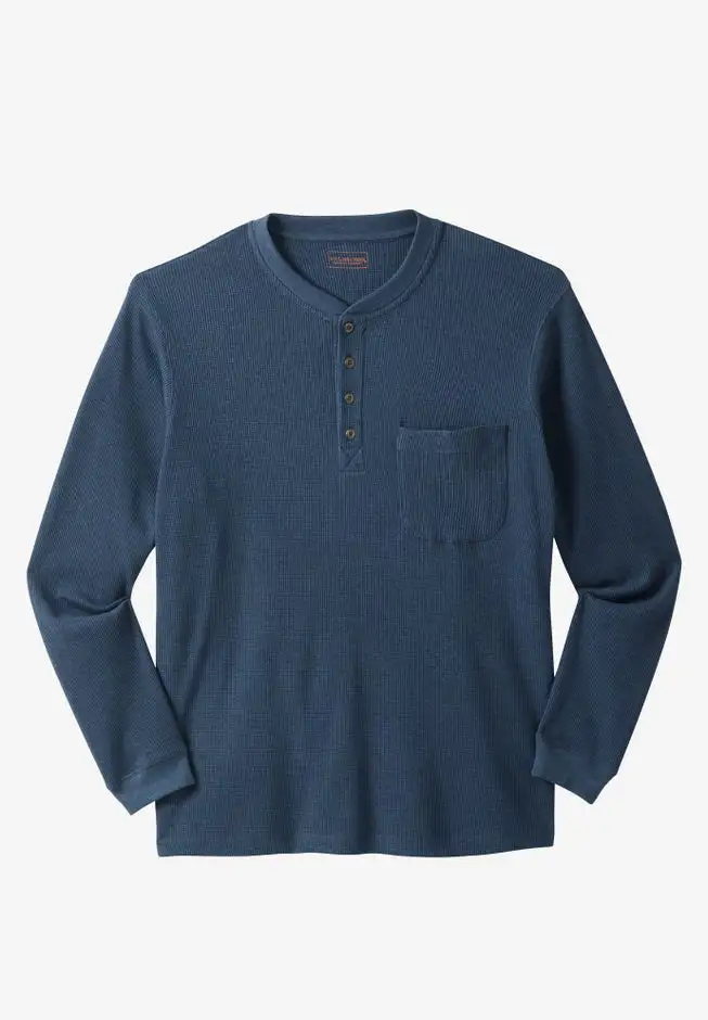 Thermal Pocket Longer-Length Henley
