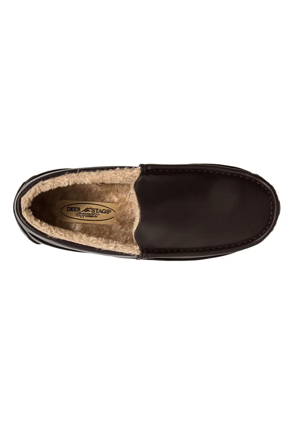Spun Faux Leather Slippers