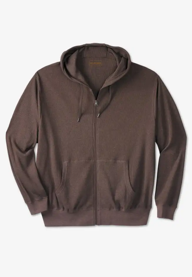 Boulder Creek™ Thermal Waffle Zip Hoodie