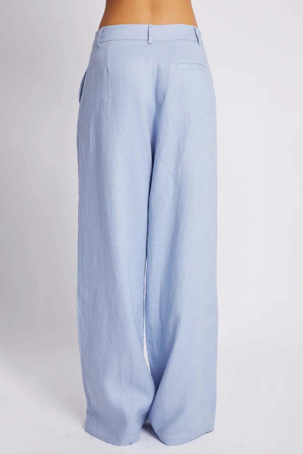 Blue Lazy Soft Loose Breathable  Pants