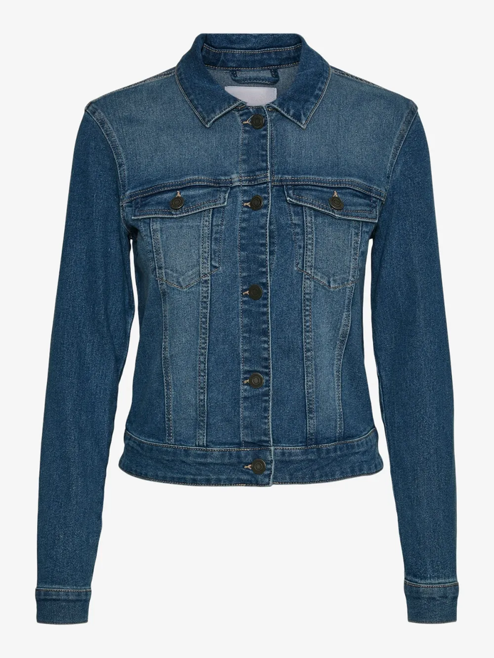 Plain Colored Between-Season Jacket